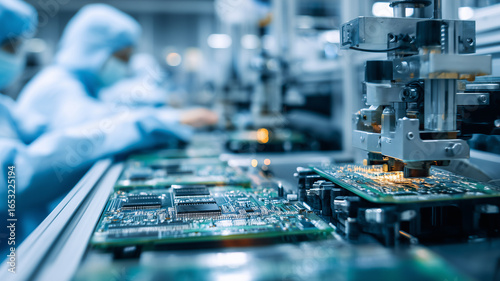 Electronics manufacturing line with automated inspection