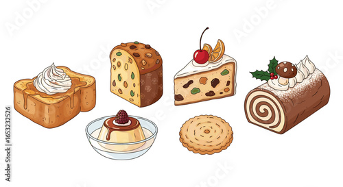 Sweet Delights: An Array of Tempting Desserts and Baked Goods