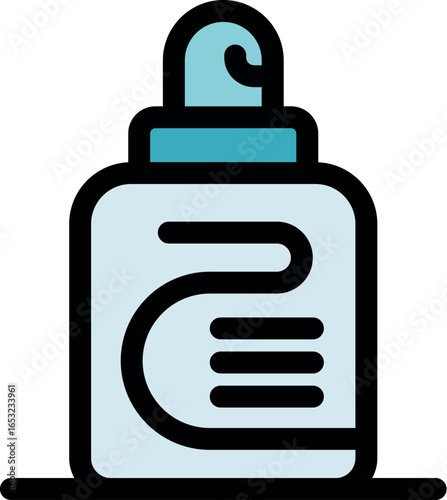 Nasal spray bottle providing relief from congestion and allergies, promoting easy breathing and sinus health