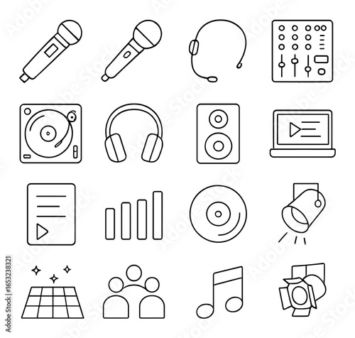 Zombie themed cartoon icons with undead heads, torn clothes, and body parts