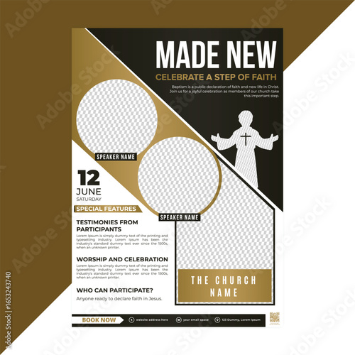 Good Friday Church Flyer Template for Holy Week