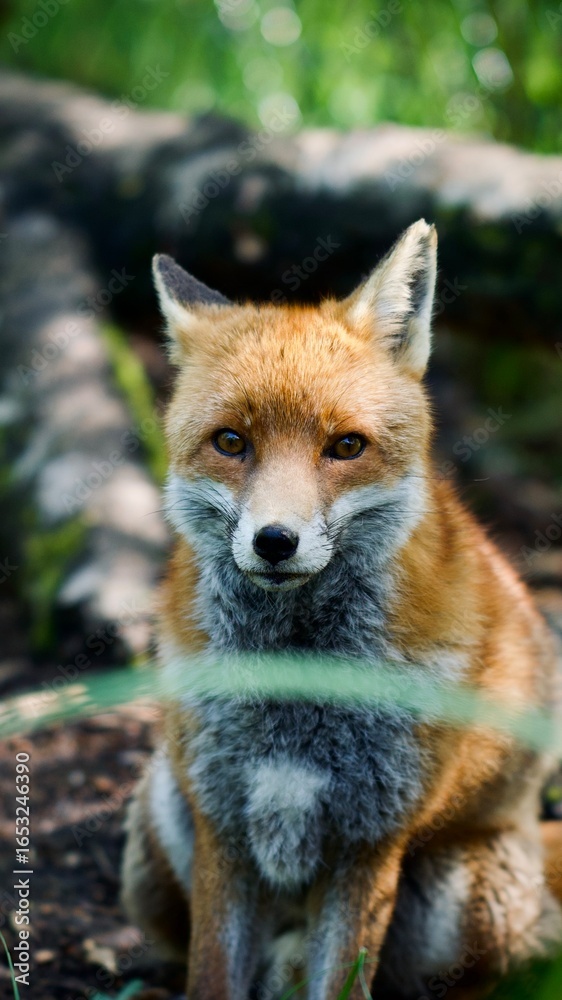 Fototapeta premium red fox cub