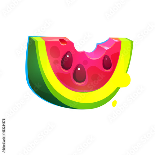Juicy Watermelon Slice A Summertime Delight