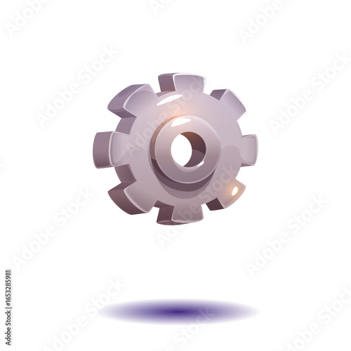 Gear Mechanism Cogwheel Illustration - A Precision Mechanical Component for Engineering and Technology