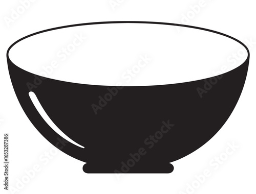 SOUP BOWL ICON SILHOUETTE