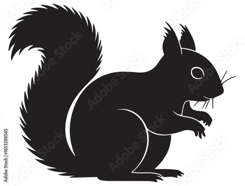  SQUIRREL SILHOUETTE