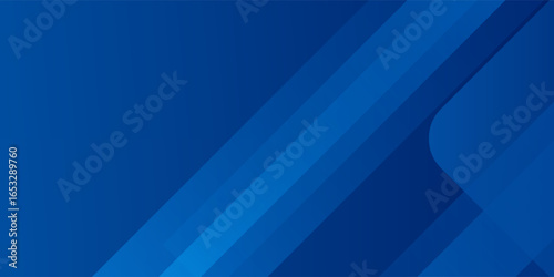 Abstract blue background with glowing geometric lines. Modern blue gradient square shape design. Futuristic technology concept. Suit for brochure, corporate, website, poster, banner, cover modern