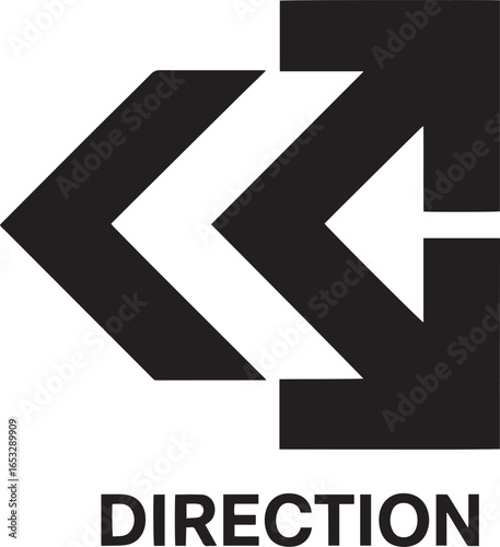 Free Download Directional Arrow Icon Design with Left and Right Indicators for Navigation and Guidance - GFXLoad