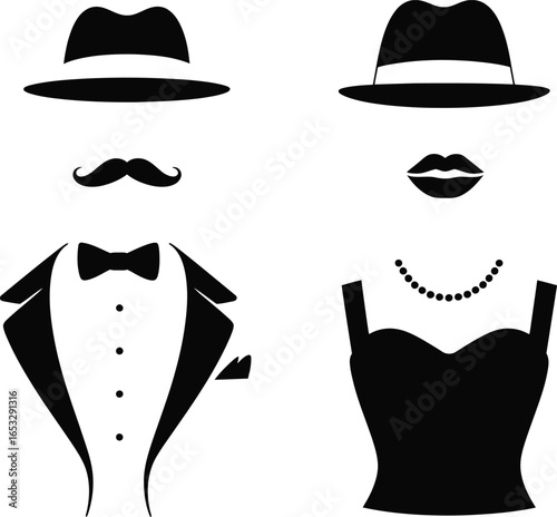 Dressed up Couple