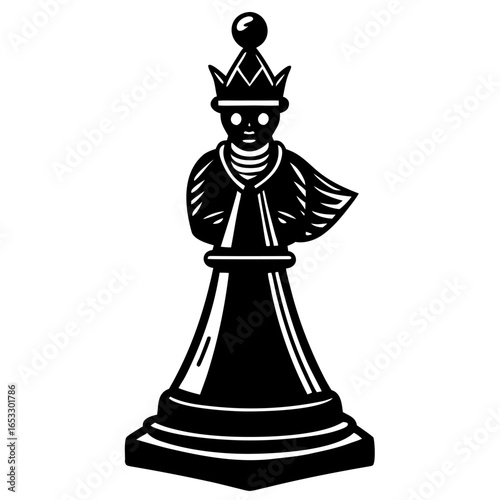 chess pawn vector illustration