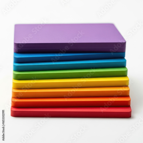 colored markers isolated on white