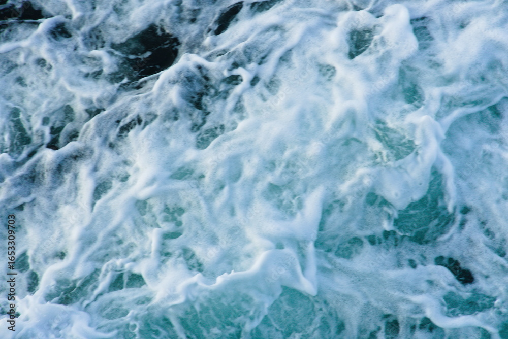 Obraz premium Hintergrund verwischte Bugwelle