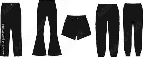 Shop black pants shorts jeans joggers trousers online fashion
