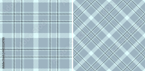 Check background vector of pattern plaid fabric with a texture seamless textile tartan. Set in trendy colors for stylish gingham patterns for clothing.
