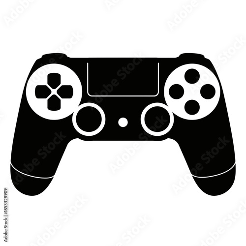 Modern Video Game Controller Illustration