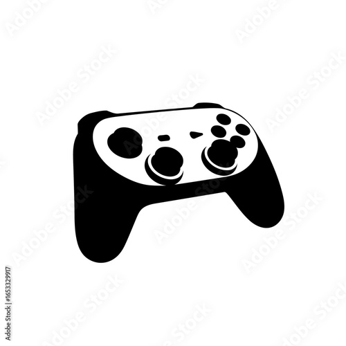 Modern Video Game Controller Illustration