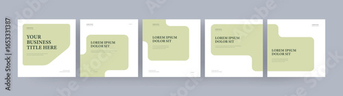 Social Media Carousel Post Template – Editable Instagram and LinkedIn Business Carousel Design Layout, Step-by-Step Guide, Banner Frame for Marketing Presentation Slides, fashion, sales plan