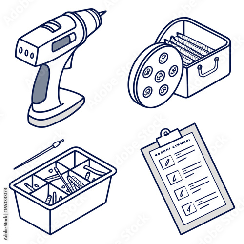 Explore home improvement tools drill bits checklist and organization for diy projects and home maintenance tasks