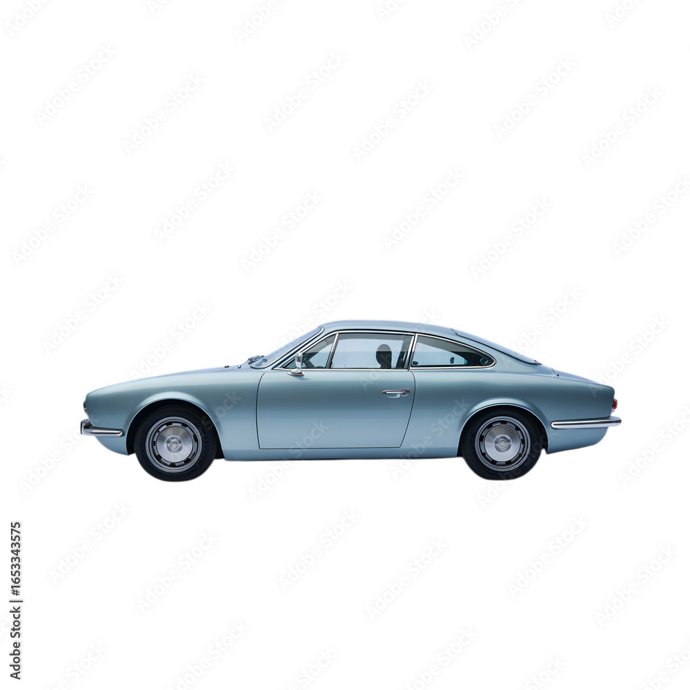 Obraz premium Silver Vintage Coupe