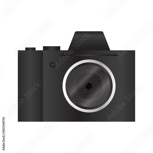 Capturing Moments: A sleek camera, the embodiment of photographic potential, stands ready to freeze time.