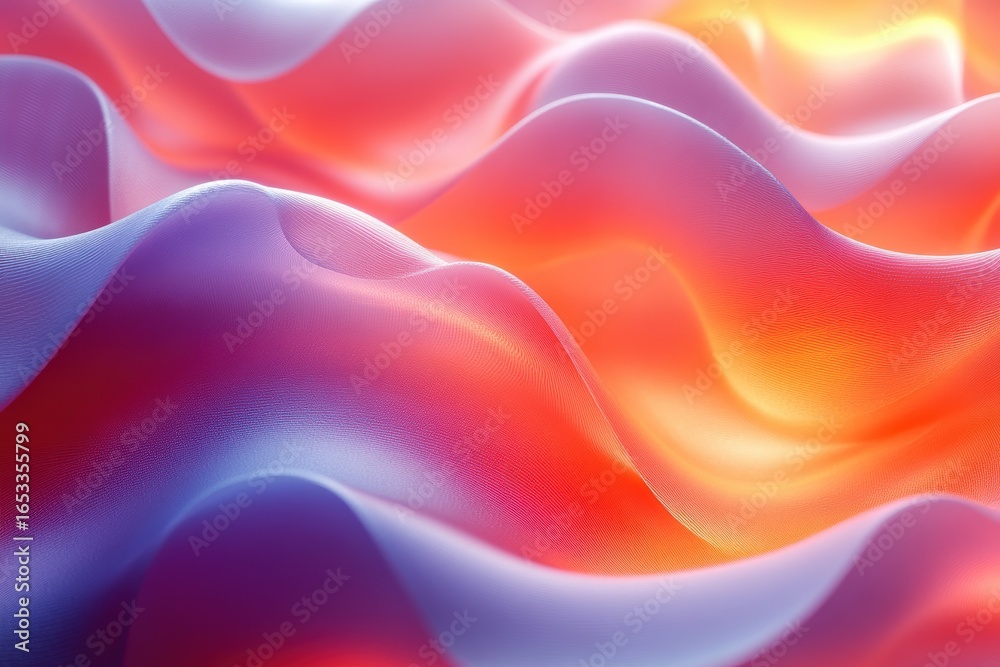 Obraz premium Creative graphic layouts showcasing vibrant plastic designs in flowing patterns