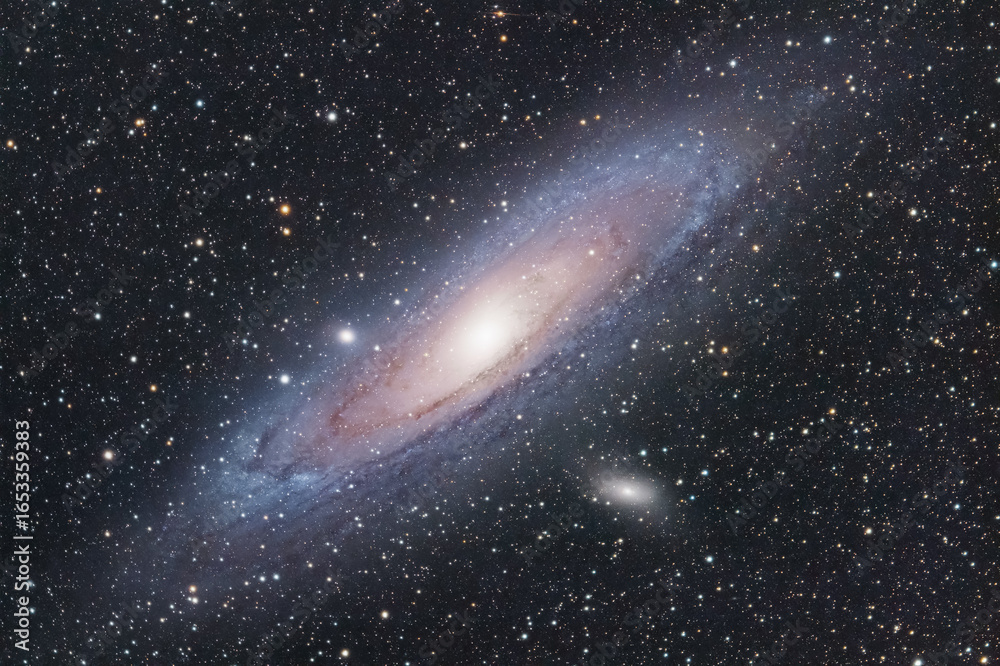 M31 (Andromeda Galaxie) RGB - echtes Bild, keine KI M31 (Andromeda Galaxie) RGB - echtes Bild, keine KI