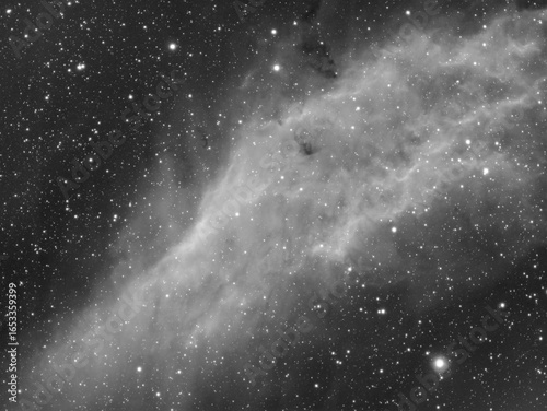 NGC 1499 (California Nebel) Ha - echtes Bild, keine KI