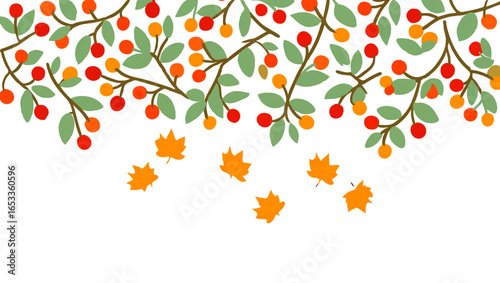 Apples and Pears Overflowing from Wicker Basket

