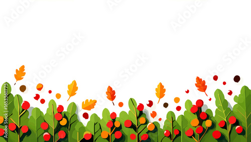 Apples and Pears Overflowing from Wicker Basket

