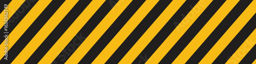 Black and yellow caution tape.