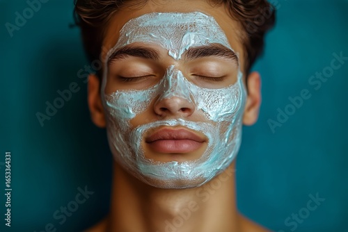 Refreshing Facial Treatment Session for Skin Rejuvenation With Soft Face Mask...