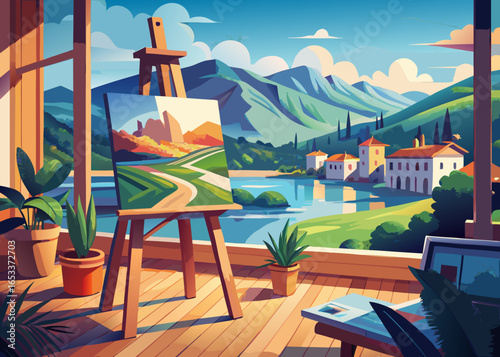 Vector Painting and Art – Brushes, Canvases, and Creativity