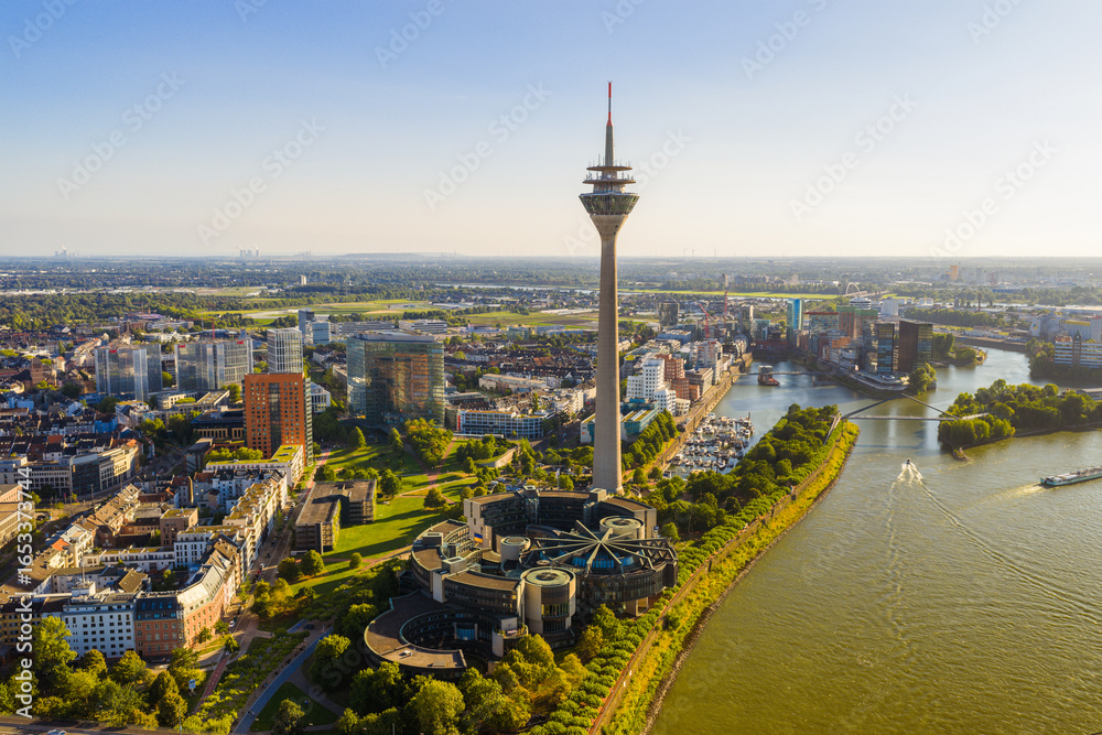 Obraz premium Düsseldorf Skyline