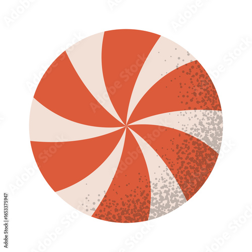 Geometric striped candy Christmas sweets