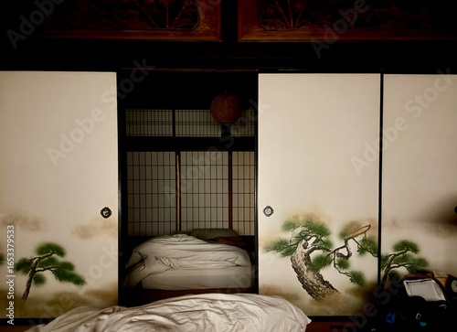 interior of a Japanese bedroom