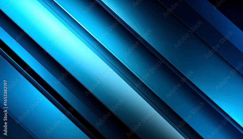 Fototapeta premium Abstract Striped Gradient Background in Cool Tones
