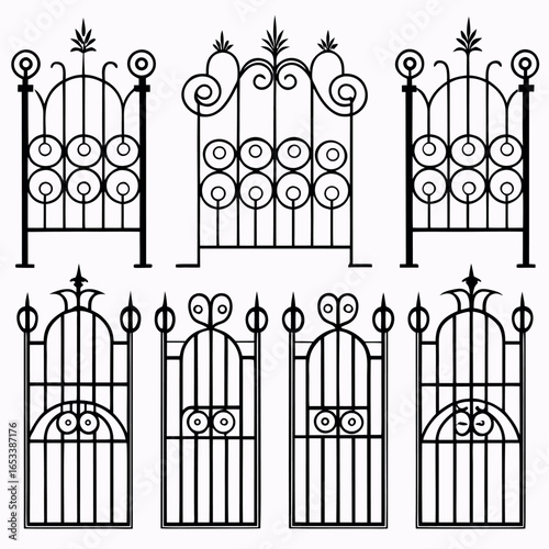 Collection of decorative wrought iron gate designs decorative gate ornate gate