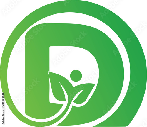 D logo design. Natural logo design. Farm logo design. Ayurveda logo design. Green D logo design. Vegetable logo design. Beauty Fashion logo design. Halal food logo design. Organic food logo design.
