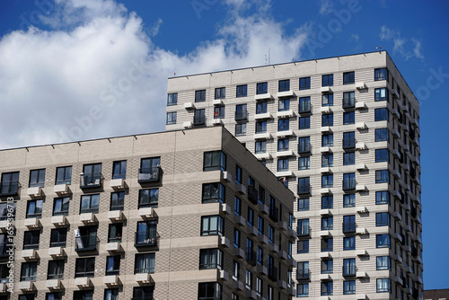 Modern residential buildings. Multi-storey apartment buildings.