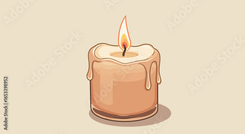 Melting Candles - Warm Light and Wax Drips