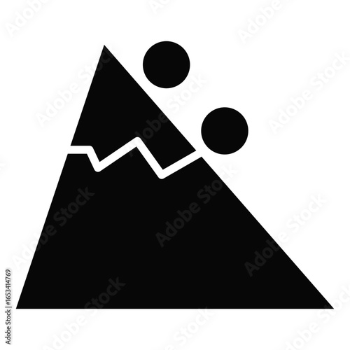 Snow Avalanche Icon
