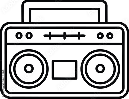 Boombox Stereo Icon