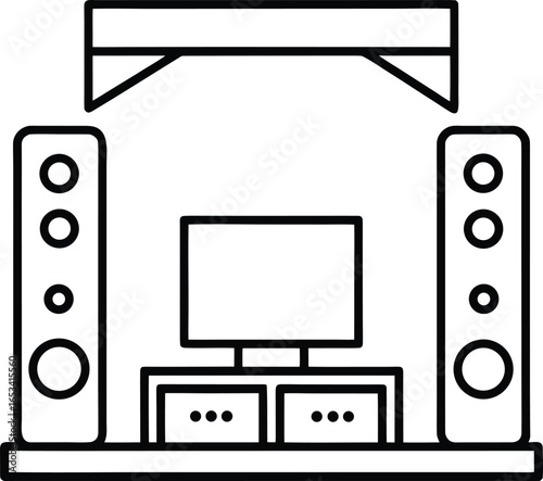 Home Theater System Icon
