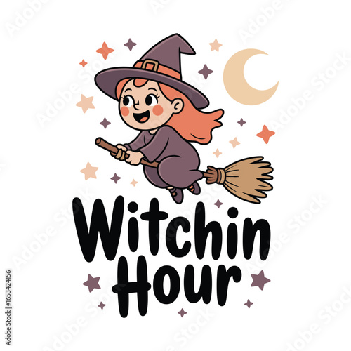 witchin hour helloween t shirt design