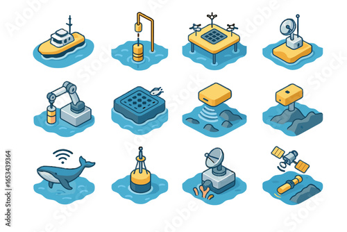 Sync ai integration tracking lab research hub deployment ocean icon icons radar