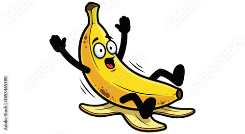hilarious cartoon banana with transparent background perfect for design projects