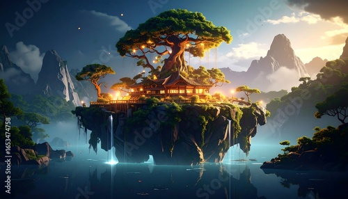 Floating island paradise (1)