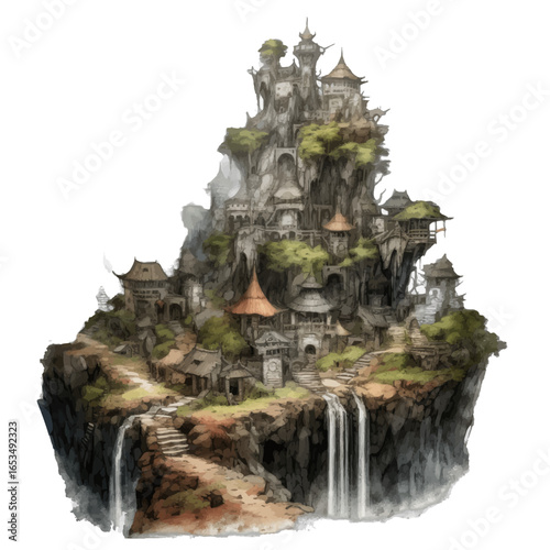 elven kingdom in the forest