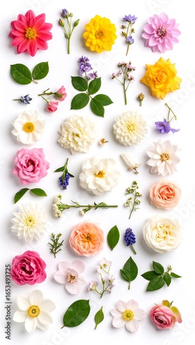 Wallpaper Mural Colorful flower arrangement Torontodigital.ca