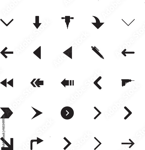 arrow icon set